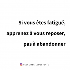 Fatigué(e)