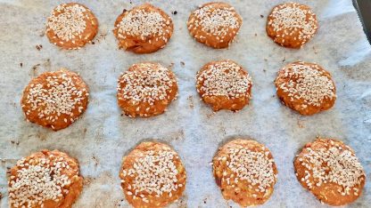 Carrot balls cuites